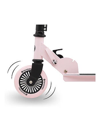 Trottinette enfants 3-8 ans pliable, max 40 kg, barre réglable, roues en polyuréthane