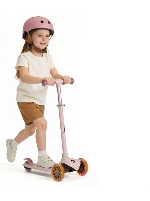 Trottinette enfants avec casque LIONELO Jessy - Roues éclairées - 3 Roues - Hauteur réglable - Kiabi Trottinette enfants avec casque LIONELO Jessy - Roues éclairées - 3 Roues - Hauteur réglable - Kiabi