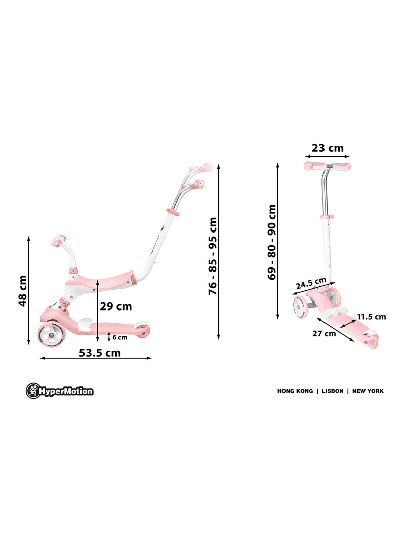 Trottinette évolutive 3-en-1 draisienne et poussoir hypermotion N/A - Kiabi