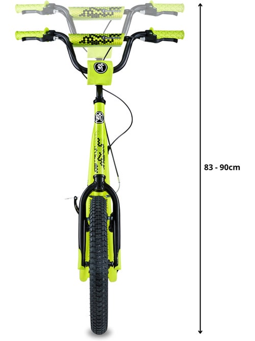 Trottinette hypermotion 142x56x90 cm 2 roues enfant +8 - charge 100 kg acier v-brake montage facile - Kiabi Trottinette hypermotion 142x56x90 cm 2 roues enfant +8 - charge 100 kg acier v-brake montage facile - Kiabi