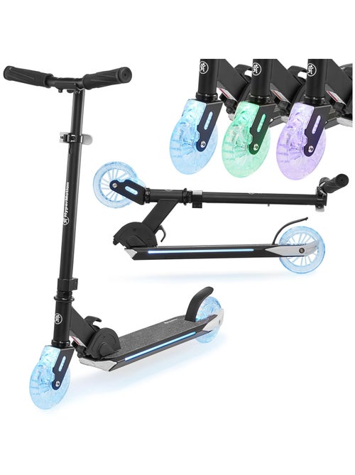 Trottinette led pliable légère roues 125mm 50kg hypermotion - Kiabi Trottinette led pliable légère roues 125mm 50kg hypermotion - Kiabi