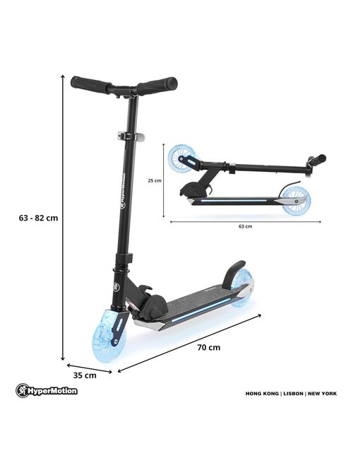 Trottinette led pliable légère roues 125mm 50kg hypermotion - Kiabi Trottinette led pliable légère roues 125mm 50kg hypermotion - Kiabi