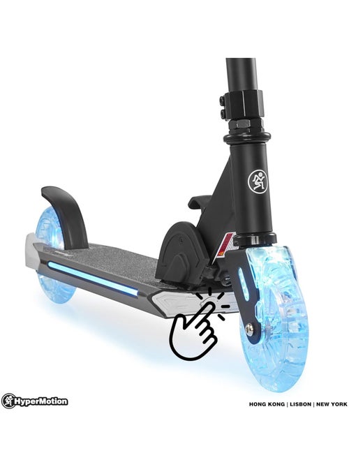 Trottinette led pliable légère roues 125mm 50kg hypermotion - Kiabi Trottinette led pliable légère roues 125mm 50kg hypermotion - Kiabi