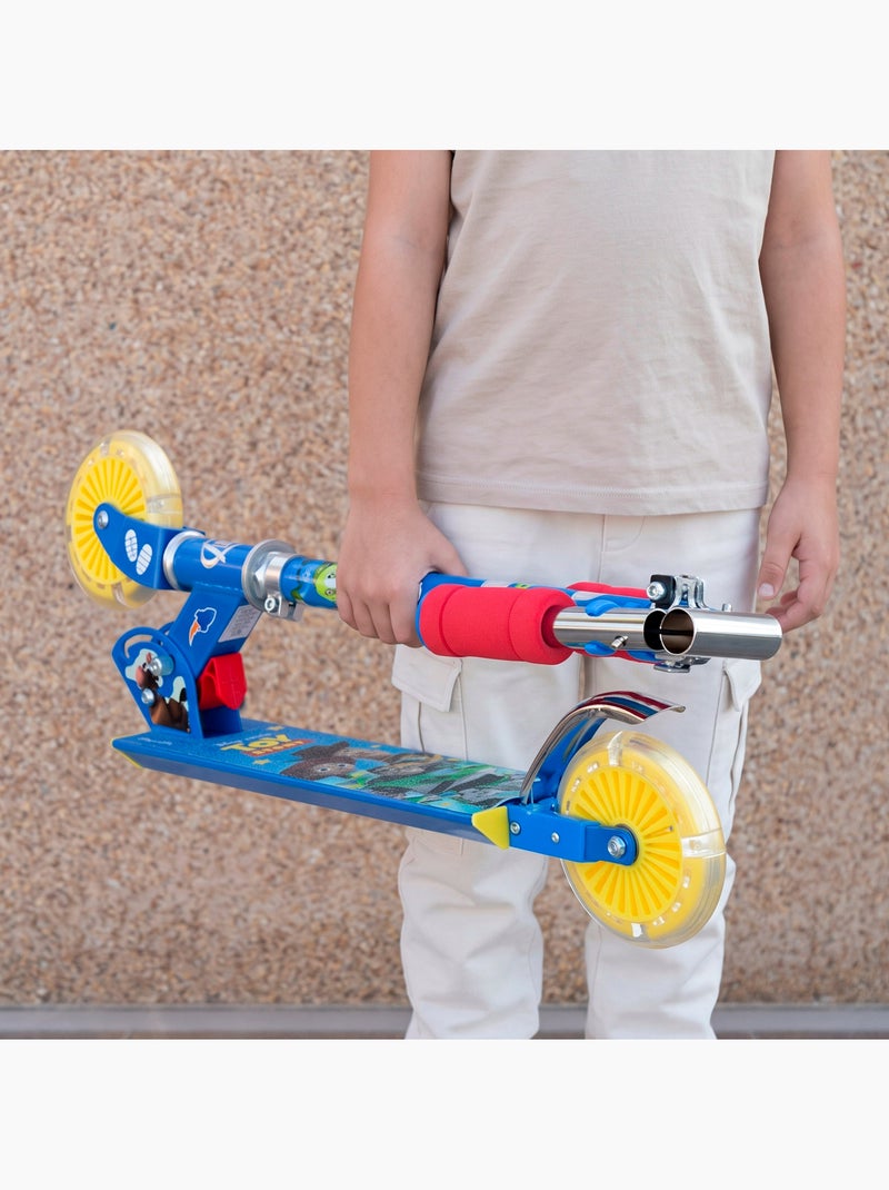 Trottinette pliable toy story à 2 roues avec lumières N/A - Kiabi