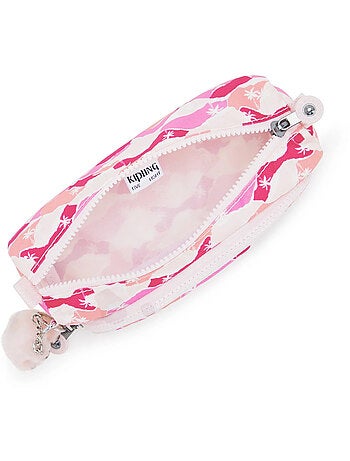 Trousse 2 compartiments Kipling Cute Pink Palm 22 CM