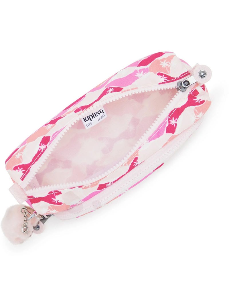 Trousse 2 compartiments Kipling Cute Pink Palm 22 CM Rose - Kiabi