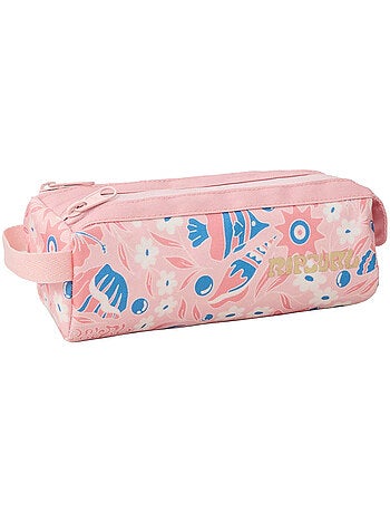 Trousse à crayons rectangulaire 2 compartiments 21 cm Rip Curl