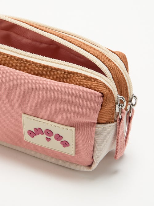 Trousse à double compartiment - Kiabi