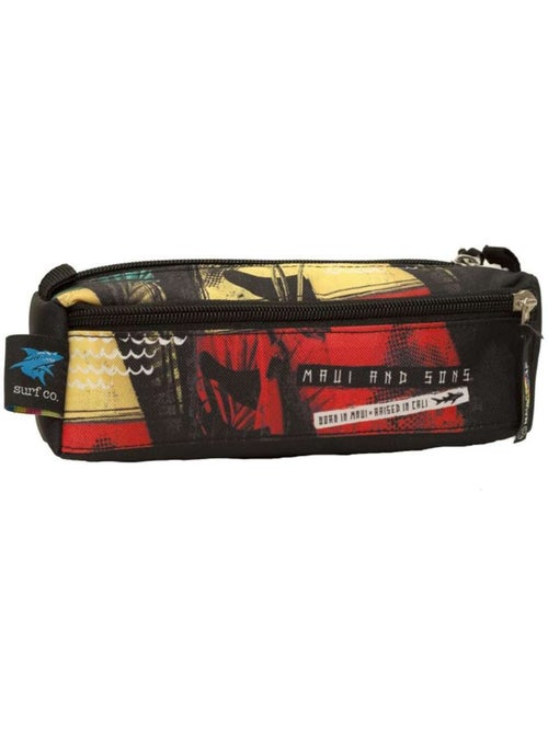 Trousse à fermeture éclair 2 compartiments 23 cm Maui & Sons surf - Kiabi Trousse à fermeture éclair 2 compartiments 23 cm Maui & Sons surf - Kiabi