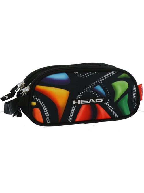 Trousse à stylos néoprène zippée 3 compartiments Head - Kiabi Trousse à stylos néoprène zippée 3 compartiments Head - Kiabi