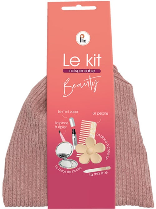 Trousse beauté nomade 6 accessoires coton - Kiabi