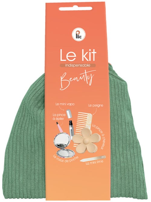 Trousse beauté nomade 6 accessoires coton - Kiabi