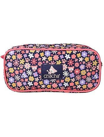 Trousse 'Chien et Chat' – Rectangulaire Chacha 2 Compartiments – 22 cm