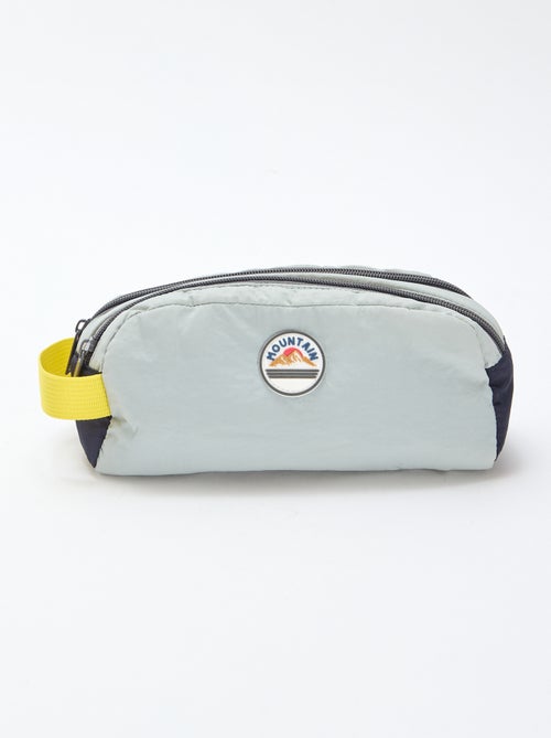 Trousse color bloc double compartiment - Kiabi