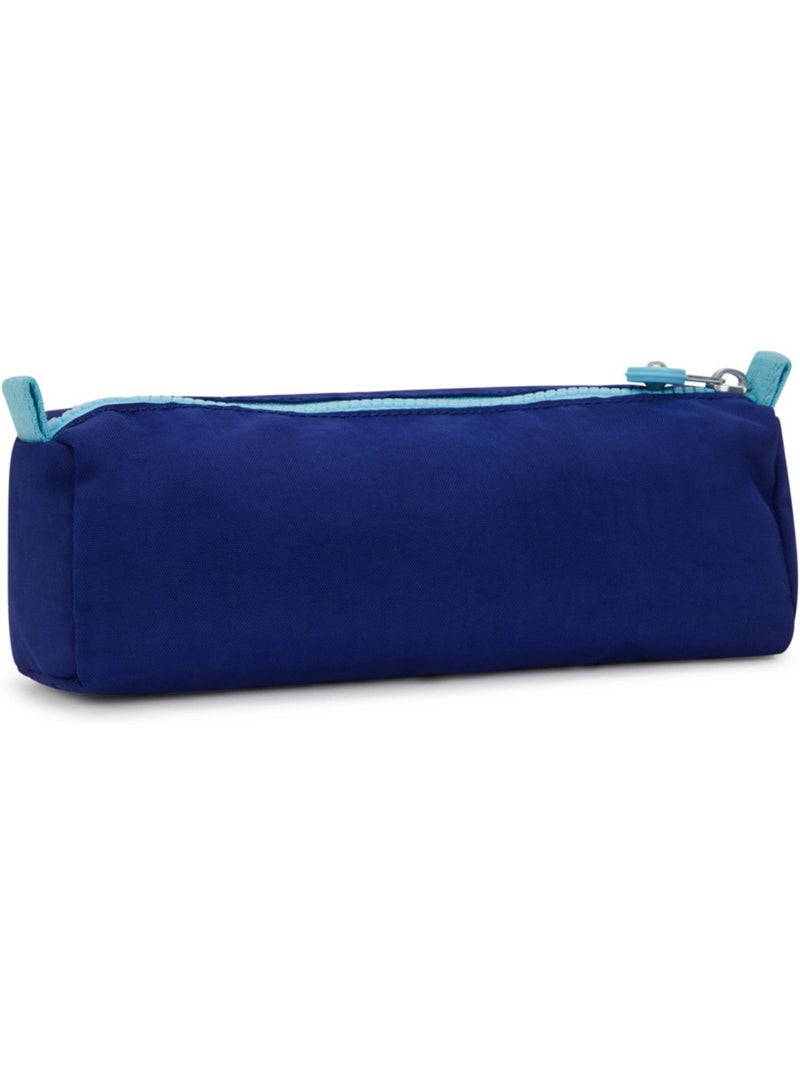 Trousse Cute Kipling 22 cm en tissu texturé 2 compartiments zippés Bleu marine - Kiabi