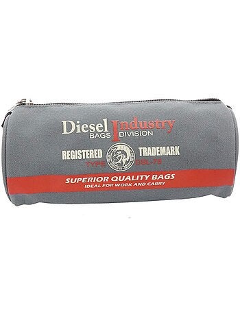 Trousse cylindrique en canvas imprimé Diesel Industry