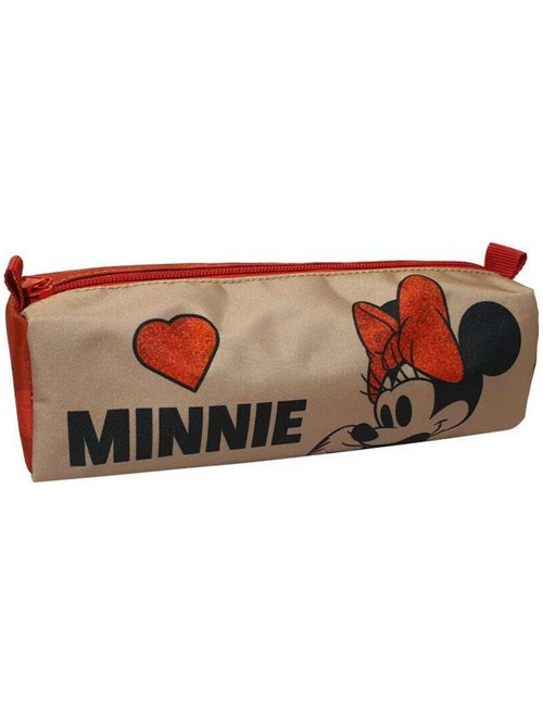 Trousse cylindrique suède Minnie GIM - Kiabi Trousse cylindrique suède Minnie GIM - Kiabi