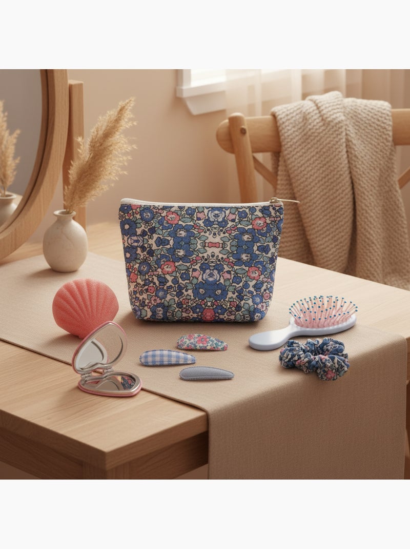 Trousse de beauté avec accessoires Bleu - Kiabi