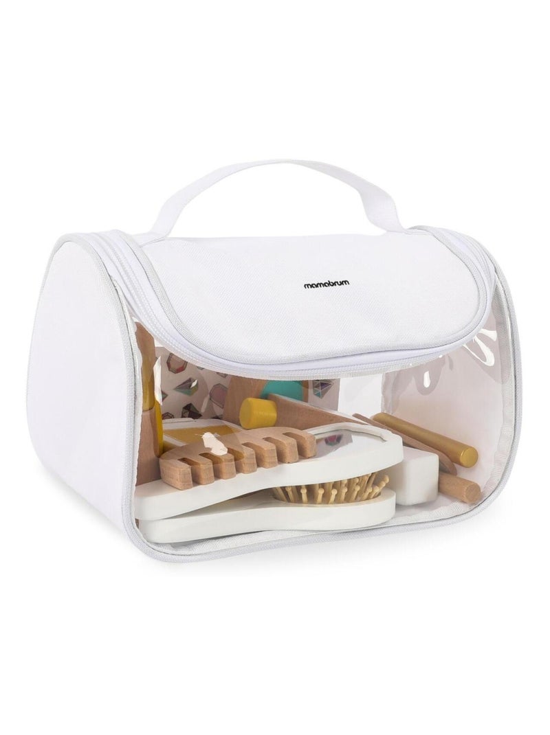 Trousse de maquillage enfant bois 15 accessoires mamabrum N/A - Kiabi
