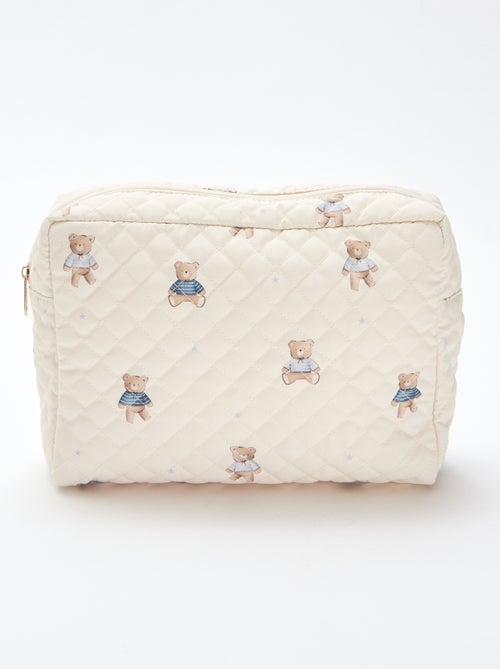 Trousse de rangement matelassée - Kiabi