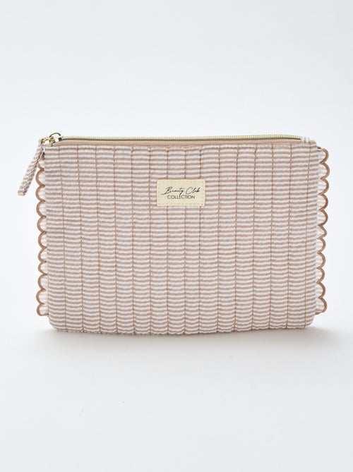 Trousse de rangement matelassée - Kiabi