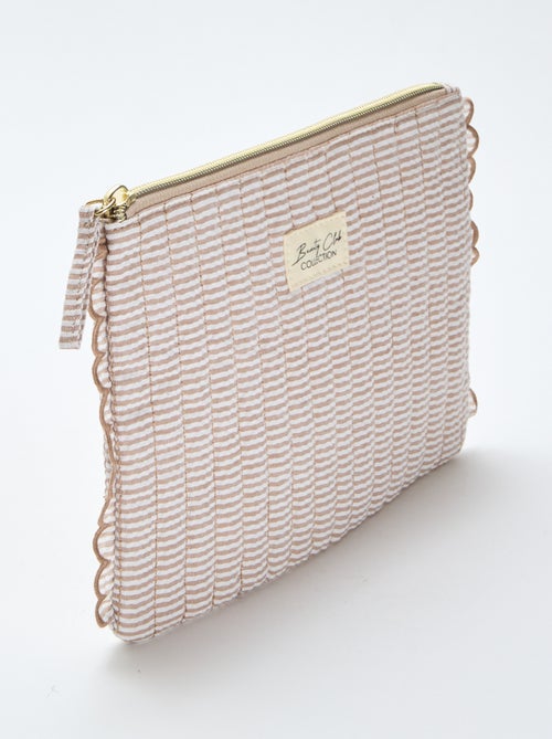Trousse de rangement matelassée - Kiabi