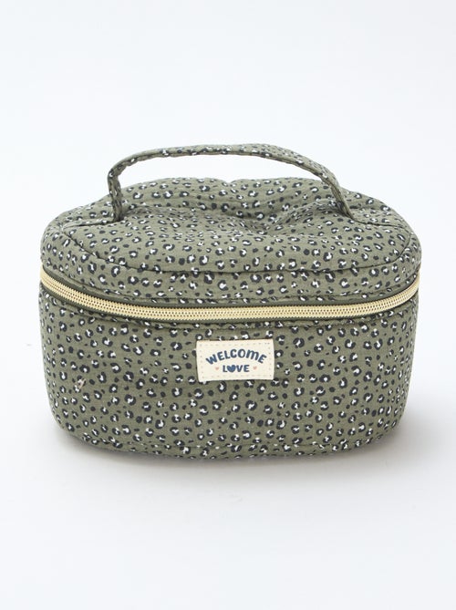 Trousse de toilette - Vanity - Motif léopard - Kiabi
