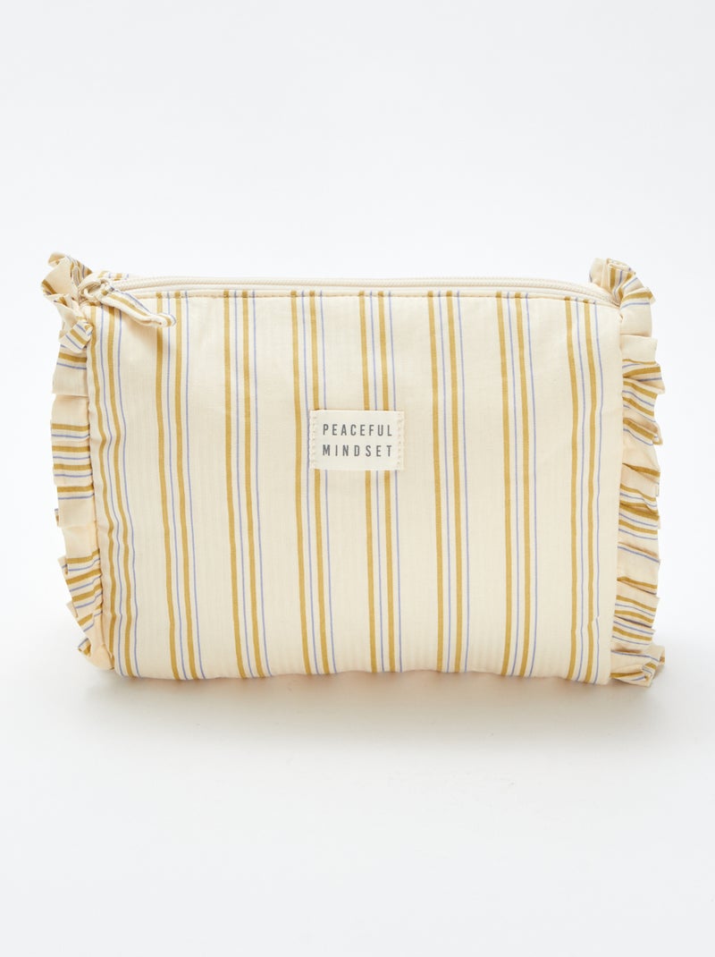 Trousse de toilette Beige - Kiabi
