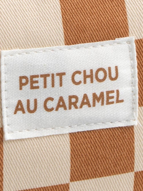 Trousse de toilette en coton imprimé damier - sauthon - Kiabi