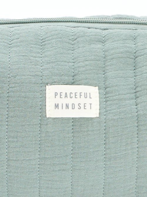 Trousse de toilette en gaze de coton - Kiabi