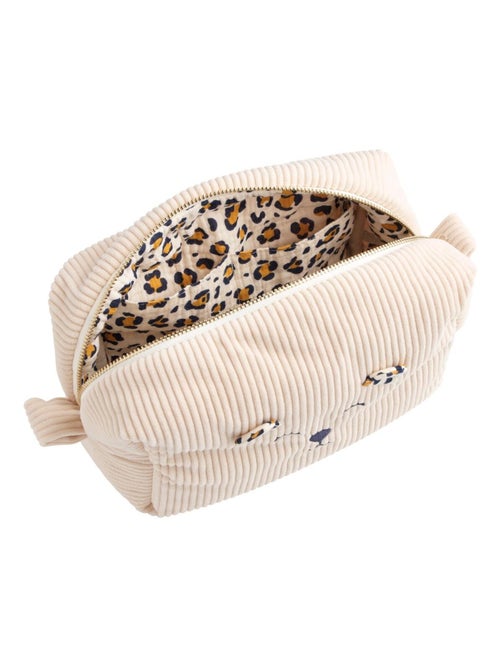 Trousse de toilette en velours côtelé - sauthon - Kiabi