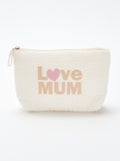 Trousse de toilette 'Love Mum' BEIGE - Kiabi