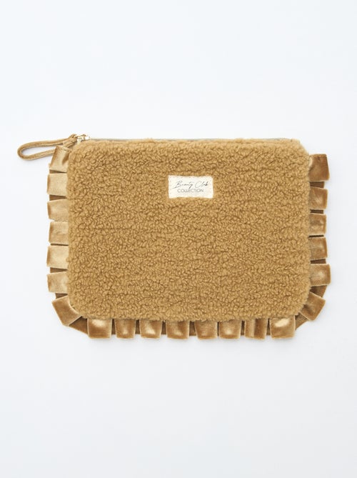 Trousse de toilette moutonnée - Kiabi