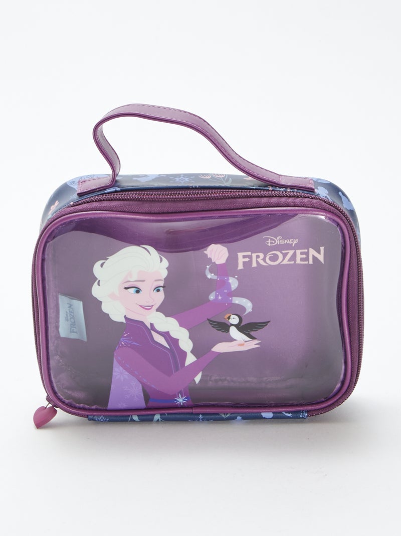 Trousse de toilette 'Reine des Neiges' Rose - Kiabi