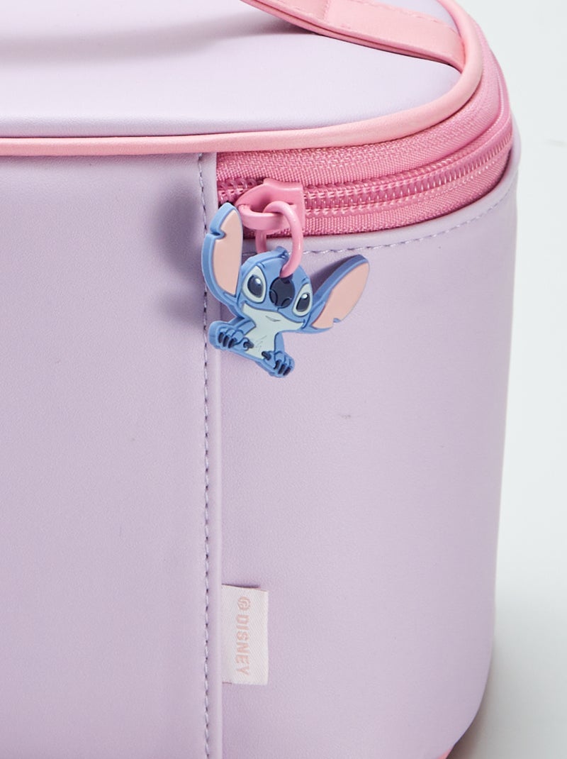Trousse de toilette 'Stitch' Violet - Kiabi