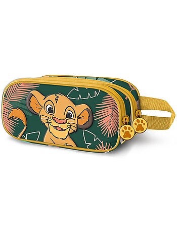 Trousse Double 3D - Disney Roi Lion Green - Vert - Taille Unique