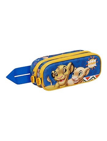 Trousse Double 3D - Disney Roi Lion Nala - Bleu - Taille Unique