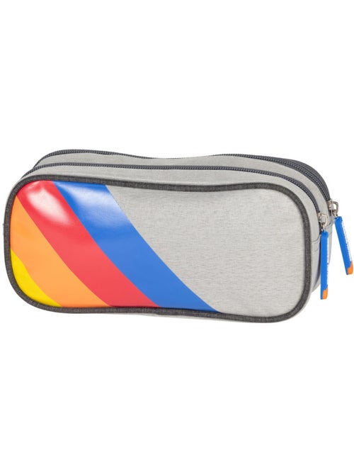 Trousse double compartiment Kid'Abord 'FRENCH DISORDER' Colorama – 22 cm - Kiabi Trousse double compartiment Kid'Abord 'FRENCH DISORDER' Colorama – 22 cm - Kiabi
