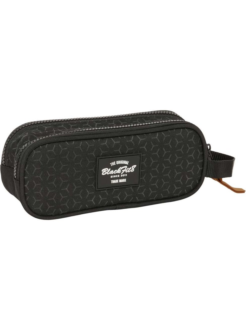 Trousse double compartiment textile recyclé BlackFit8 CMP Gris Noir Blanc - Kiabi