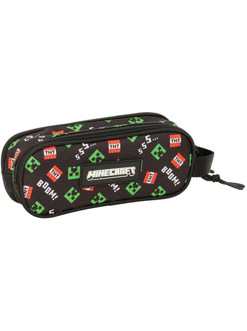 Trousse double minecraft creeper boom tnt avec poignée 21 x 8 x 6 cm - Kiabi Trousse double minecraft creeper boom tnt avec poignée 21 x 8 x 6 cm - Kiabi