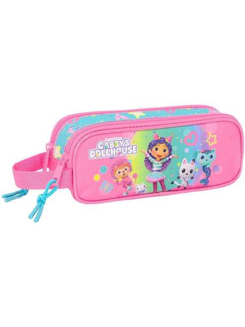 Trousse double tissu synthétique recyclé Gabby et la maison magique - Kiabi Trousse double tissu synthétique recyclé Gabby et la maison magique - Kiabi