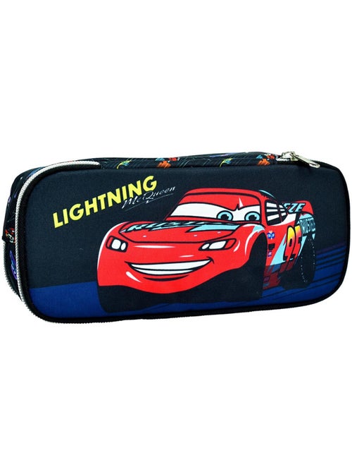 Trousse GIM Cars Lightning en textile 2 compartiments - Kiabi Trousse GIM Cars Lightning en textile 2 compartiments - Kiabi