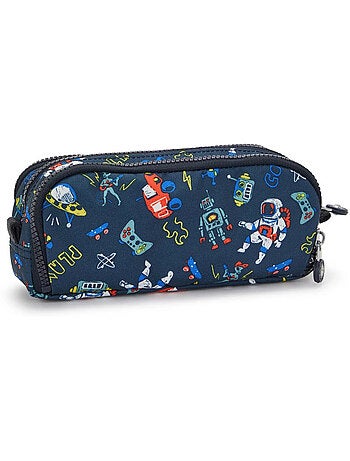 Trousse grande 3 compartiments GITROY polyester recyclé Kipling