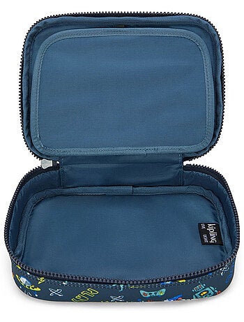 Trousse grande rectangulaire polyester imprimé Space Game Kipling