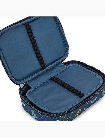 Trousse grande rectangulaire polyester imprimé Space Game Kipling