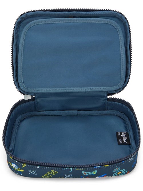 Trousse grande rectangulaire polyester imprimé Space Game Kipling - Kiabi Trousse grande rectangulaire polyester imprimé Space Game Kipling - Kiabi