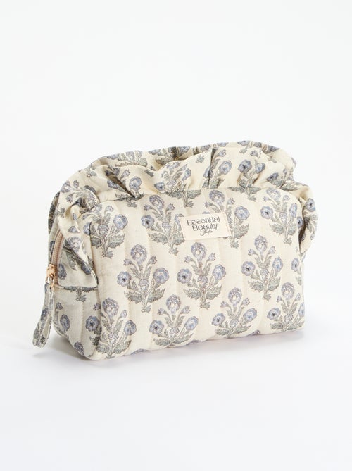 Trousse imprimée en textile - Kiabi