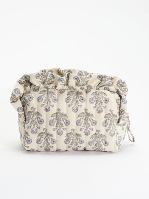 Trousse imprimée en textile - Kiabi