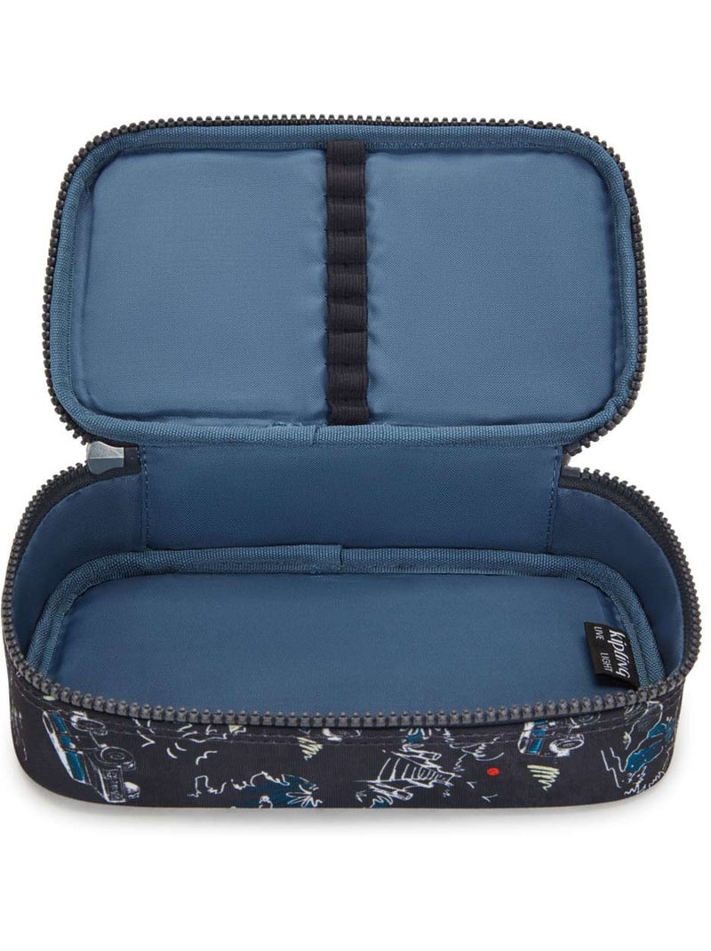 Trousse  Kipling tissu synthétique imprimé Dreamy Geo Noir - Kiabi