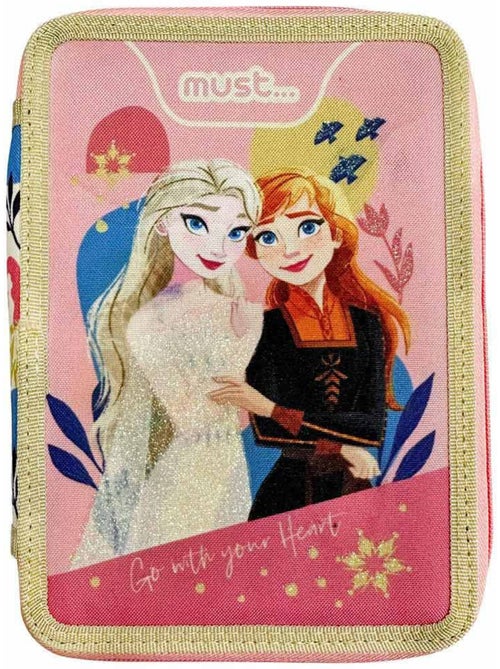 Trousse 'La Reine des Neiges' cœur 2 compartiments 21 cm – Kiabi - Kiabi Trousse 'La Reine des Neiges' cœur 2 compartiments 21 cm – Kiabi - Kiabi